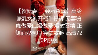 【贺新春❤️会所尊享】高冷豪乳女神开档牛仔裤 无套啪啪做爱口爆做爱 爆射吞精 正侧面双视角 完美露脸 高清720P原版