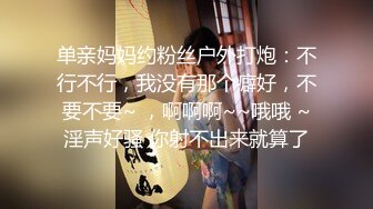 单亲妈妈约粉丝户外打炮：不行不行，我没有那个癖好，不要不要~ ，啊啊啊~~哦哦 ~淫声好骚 你射不出来就算了