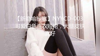 【新隐喻抄底】NYYCD-003 可爱白色连衣短裙，大腿皮肤真好