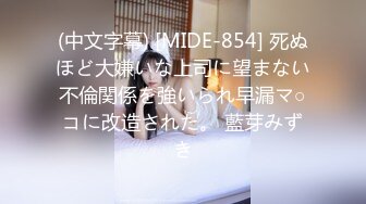 (中文字幕) [MIDE-854] 死ぬほど大嫌いな上司に望まない不倫関係を強いられ早漏マ○コに改造された。 藍芽みずき