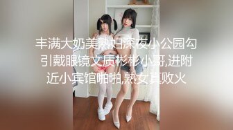 丰满大奶美熟妇深夜小公园勾引戴眼镜文质彬彬小哥,进附近小宾馆啪啪,熟女真败火