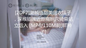 [2DF2]高颜值甜美蓝衣妹子，深喉插嘴近距离掰穴骑乘站立后入 [MP4/110MB][BT种子]