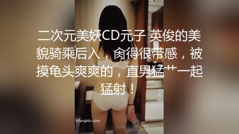 二次元美妖CD元子 英俊的美貌骑乘后入，肏得很带感，被摸龟头爽爽的，直男猛艹一起猛射！