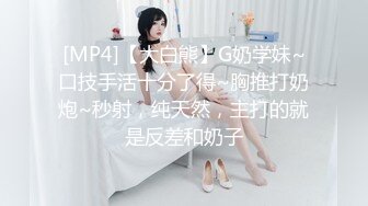 [MP4]【大白熊】G奶学妹~口技手活十分了得~胸推打奶炮~秒射，纯天然，主打的就是反差和奶子