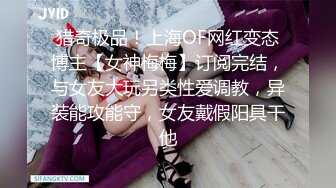 猎奇极品！上海OF网红变态博主【女神梅梅】订阅完结，与女友大玩另类性爱调教，异装能攻能守，女友戴假阳具干他