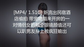 [MP4/ 1.51G] 新流出民宿酒店偷拍 带宠物猫来开房的一对情侣女的戴个眼镜颜值还可以趴男友身上被疯狂输出